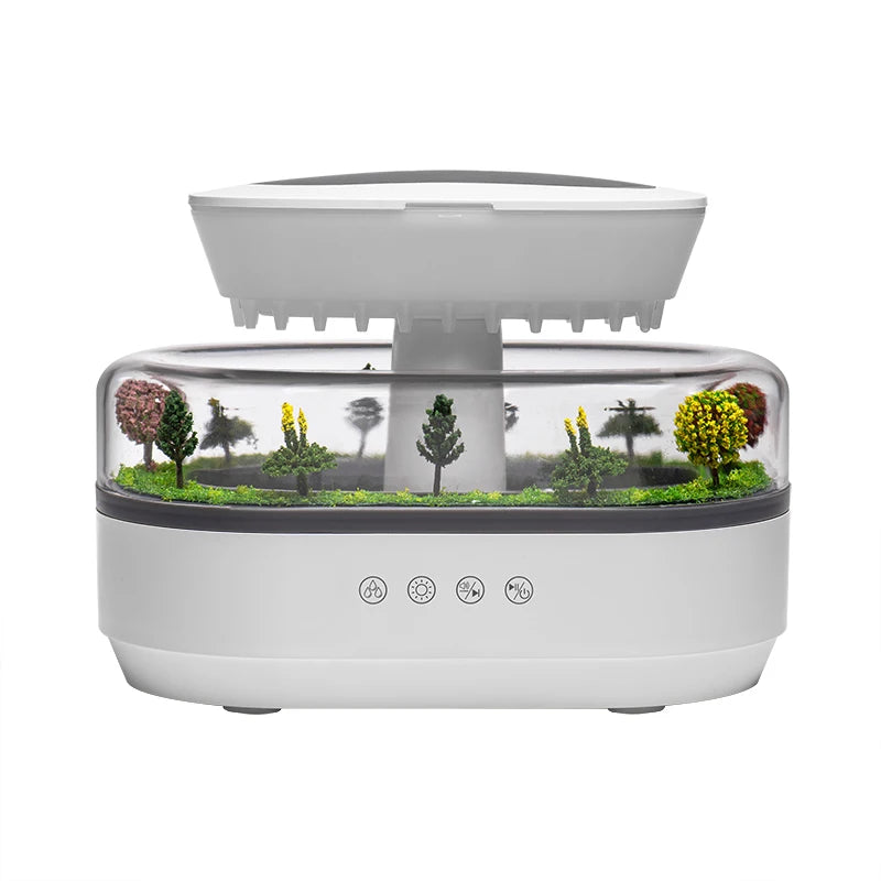 Aroma-Luftbefeuchter „Regentropfen“ mit Mini-Landschaft – Ansicht 6