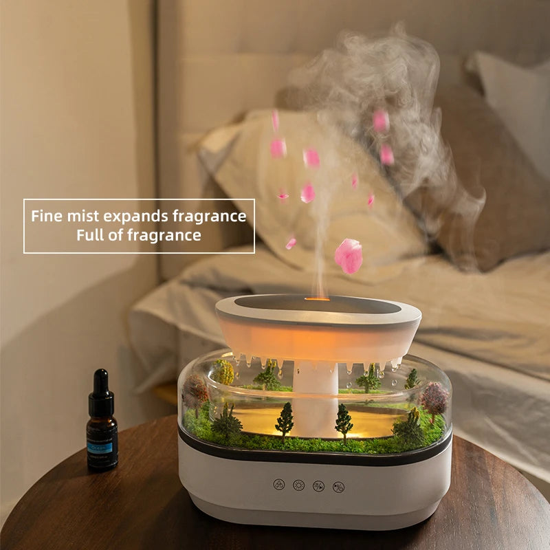 Aroma-Luftbefeuchter „Regentropfen“ mit Mini-Landschaft – Ansicht 5