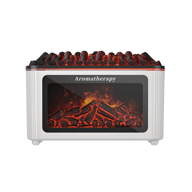 Aroma-Diffusor in Kaminholz-Optik mit Flammeneffekt – Ansicht 8